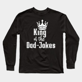 King of the Dad Jokes (for Dark Shirts) Long Sleeve T-Shirt